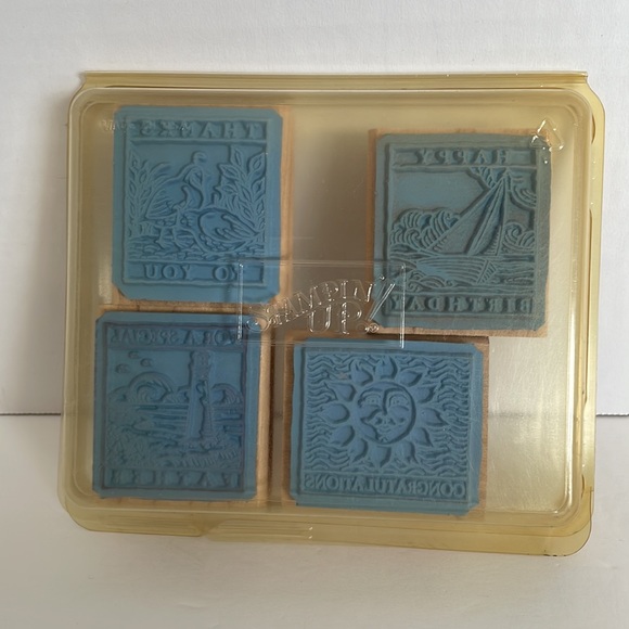 Stampin Up! Wonderful Woodwork Stamps set of 4 - Picture 2 of 10